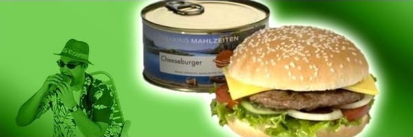 Cheeseburger la conservă