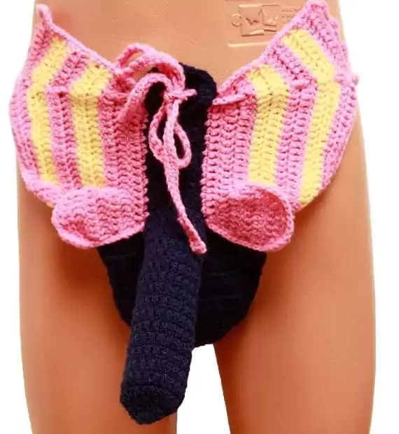 Lenjerie tricotată tanga 1