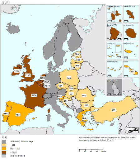 Salariul minim în UE 2