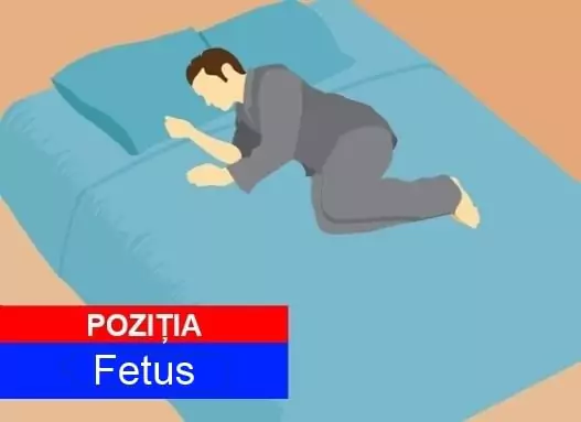 Personalitatea pozițiilor de dormit - Fetus