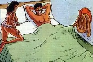 Caricaturi obscene - În pat